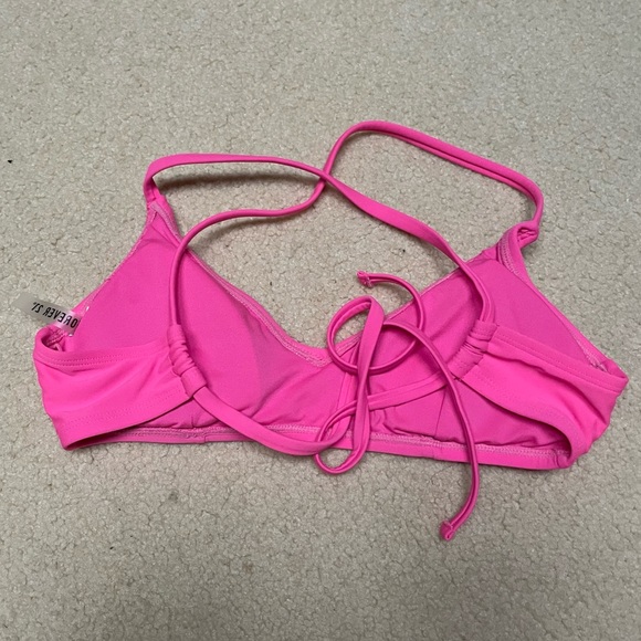 Forever 21 Hot Pink Strappy Bikini Top w/ Padding - Picture 2 of 2